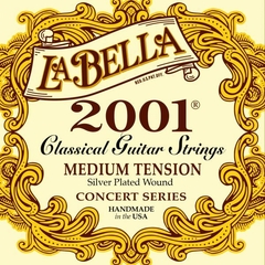 Encordado Guitarra Clásica La Bella 2001 Medium Tension Colombia