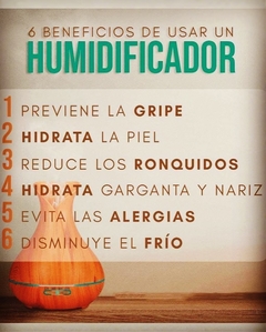 Humidificador Difusor - Vaporizador - Aromatizador - USB en internet