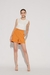 Short Sastrero Emily Naranja - Agustina Dominguez