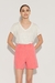 Short Sastrero Emily Coral - Agustina Dominguez