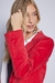 Saco Velvet Adena Rojo - comprar online