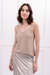 Top lurex Beige