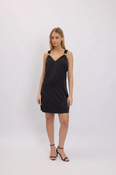 Vestido Simon Negro - comprar online