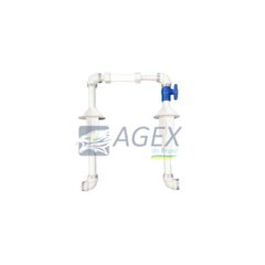 KIT CAVALETE PVC 3/4 COM REGISTRO - comprar online