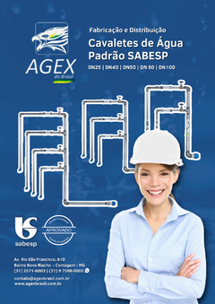 cavalete sabesp inox