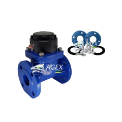 hidrometro tangencial com kit conexoes para irrigação dn 80