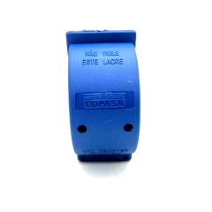 Lacre Copasa azul para Hidrômetro 1/2" dn 15 (lacre padrão de água com logo Copasa ) na internet