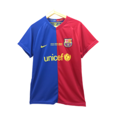 NIÑOS Camiseta retro Barcelona Champions League 2009 Messi