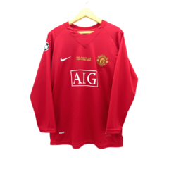 Camiseta retro Manchester United 2008 Cristiano Ronaldo manga larga