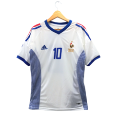 Camiseta retro Francia 2002 alternativa blanca Zidane