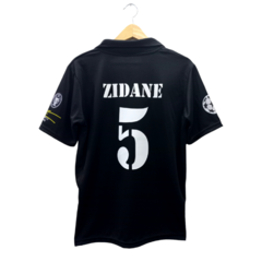 Camiseta retro Real Madrid Siemens negra Zinedine Zidane - comprar online