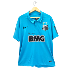 Camiseta retro Santos de Brasil Neymar #11 2012 celeste