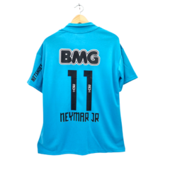 Camiseta retro Santos de Brasil Neymar #11 2012 celeste - comprar online