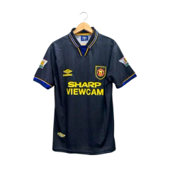 Camiseta retro Manchester United 1995 Cantona Negra