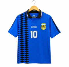 Camiseta retro Argentina 1994 alternativa azul #10