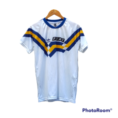 Camiseta retro Boca Juniors alternativa blanca 1991 Fiat