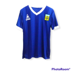 Camiseta retro Argentina 1986 alternativa Maradona #10 Mano de Dios -