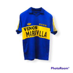 Camiseta retro Boca Juniors 1984 Vinos Maravilla