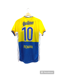 Camiseta retro Boca Juniors Libertadores 2001 Riquelme alternativa amarilla tercera - comprar online