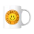 Caneca branca com estampa de um sorriso e a frase 'Type 1 Diabetic Vibes'