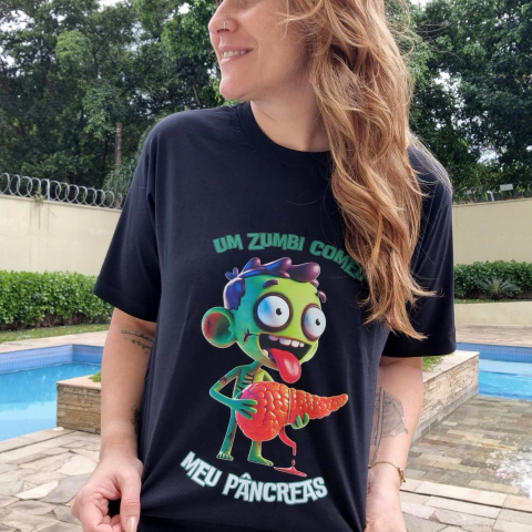 Estampa: Um Zumbi Comeu meu Pâncreas