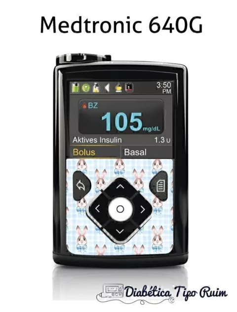 Adesivo Bomba Medtronic 640G | Coelhinhos