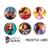 Kit com 6 adesivos FreeStyle Libre | Novas Princesas