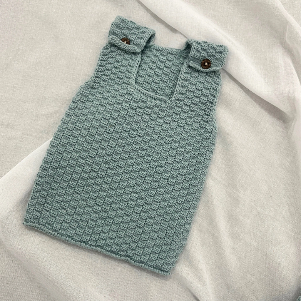 CHALECO TEJIDO VERDE VINTAGE