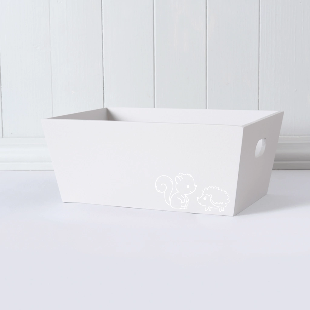 ORGANIZADOR DE MADERA GRIS PERSONALIZADO