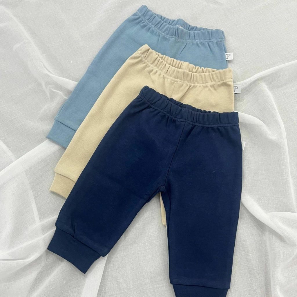 PACK X3 PANTALONES AZUL/ARENA/AERO - ALGODON PIMA