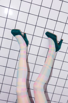 Pantymedias- Mujer Cuadros - Nanitas