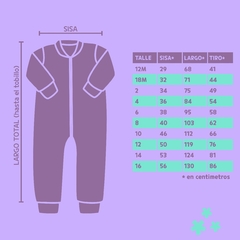 Pijama Entero Nanitas - tienda online