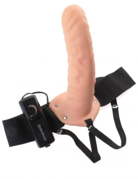 Arnes Con Dildo - FF Vibrating Hollow Strap On - comprar en línea