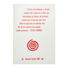 El libro más hermoso y el más perfecto del mundo - Afiche