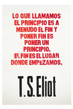 Alfa y Omega - T.S. Eliot - Primera edición - Papel