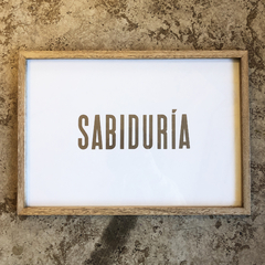 Enmarcado Sabiduría