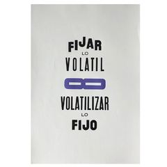 NUESTRA LABOR - Fijar lo volátil, volatilizar lo fijo - Papel crema