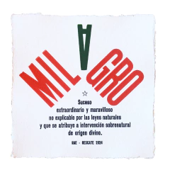 MILAGRO - Papel artesanal de 320 g/m2