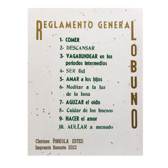 Reglamento general lobuno- Clarissa Pinkola Estés