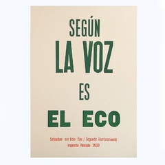 Según la voz es el eco - Sebastian -sin tilde- Gys (Crema)