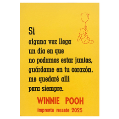 Guárdame en tu corazón - Winnie Pooh - comprar online
