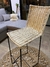 Banquetas Mimbre y Hierro - Flor Muebles & Deco