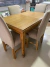 MESA 1,20 MT + 4 SILLAS TAPIZADAS - comprar online