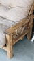 Futon 3 cuerpos colchon tela - Flor Muebles & Deco