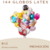 PACK. DE 144 GLOBOS LATEX