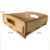 PACK. X 6 BANDEJA MADERA 16 x 16 cm - comprar online