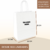 BOLSA KRAFT BLANCA 20*25*12 PERSONALIZADA