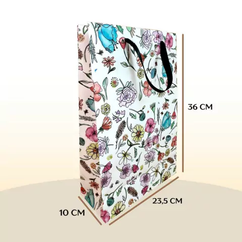 PACK. X 12 BOLSA FLORES GRANDE