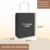 BOLSA KRAFT NEGRA 20*16*8 PERSONALIZADA