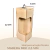 PACK. X 6 CAJA BOTELLA VENTANA 22 CM